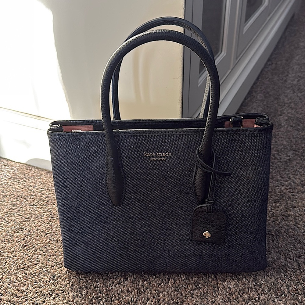 Denim blue Kate spade purse